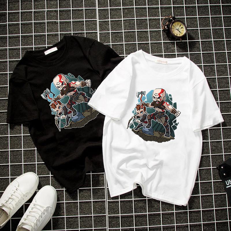 Áo thun Unisex form rộng nhân vật họa tiết đẹp Hàn Quốc vải dày mịn 2019T1517