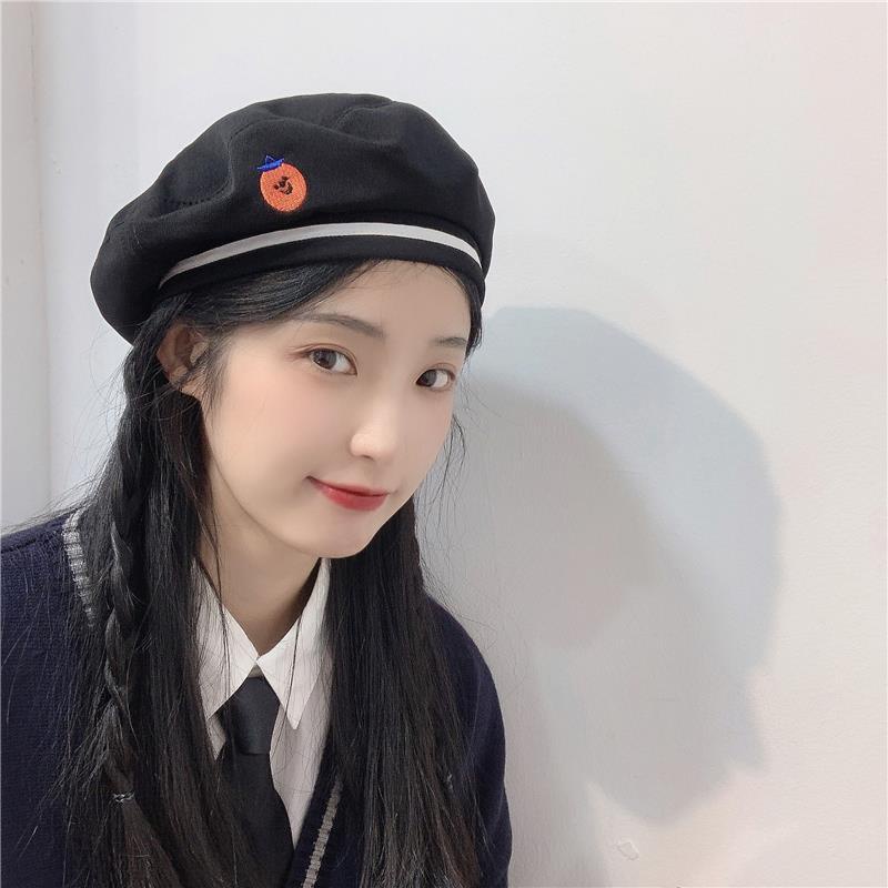 Mũ Beret Đồng Phục Thủy Thủ Phong Cách Retro Nhật Bản Dễ Phối Đồ Cho Nữ