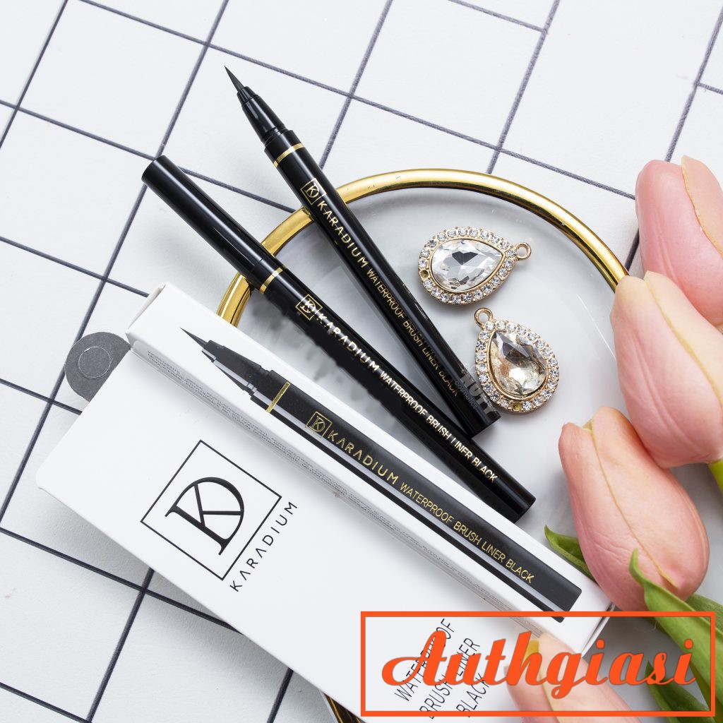 Bút Dạ Kẻ Mắt Karadium Vỏ Trắng siêu mảnh - Dạ Vỏ Đen nét to | BigBuy360 - bigbuy360.vn