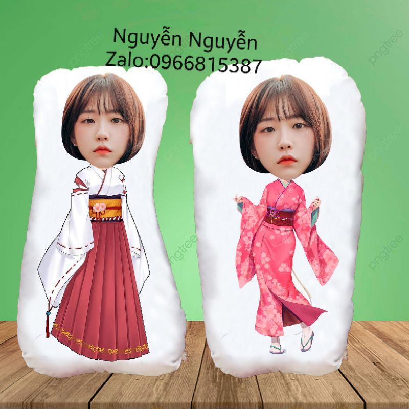 Gối ghép hình anime cổ trang theo yêu cầu