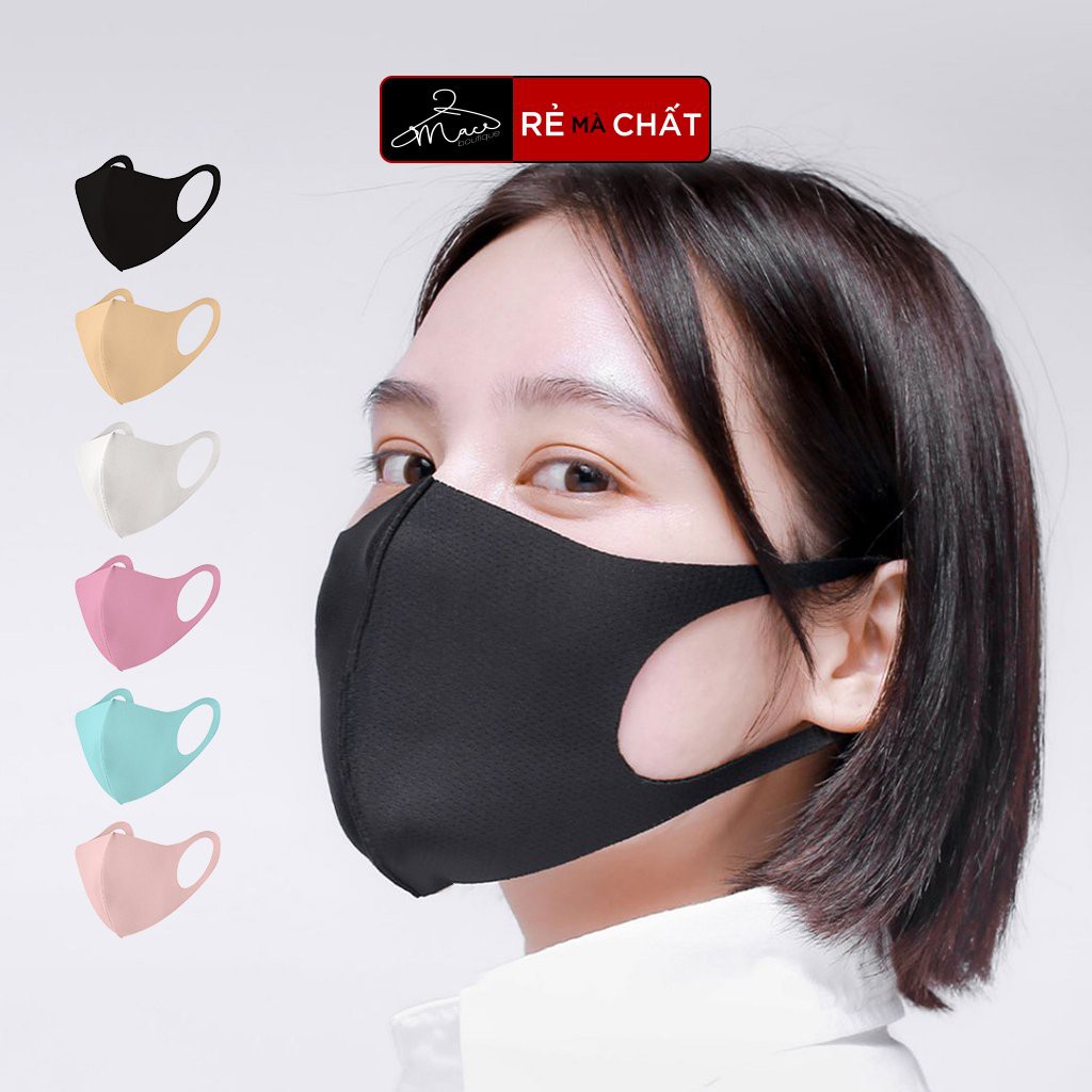 Khẩu trang vải dệt kim chính hãng nhận sản xuất theo yêu cầu- MACboutique