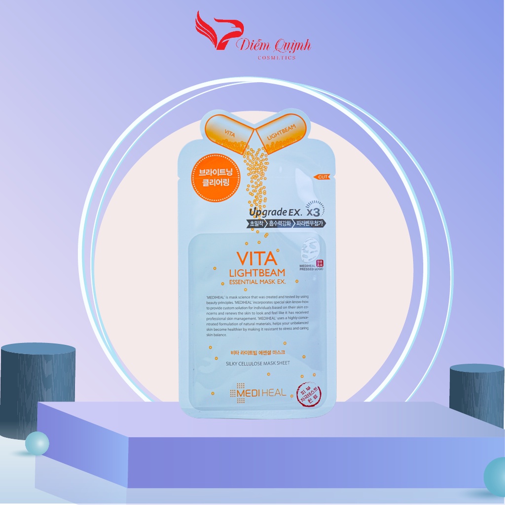 Mặt nạ dưỡng da Mediheal Teatree, Vita Lightbeam, Placenta Revital và Collagen EX Essential Mask