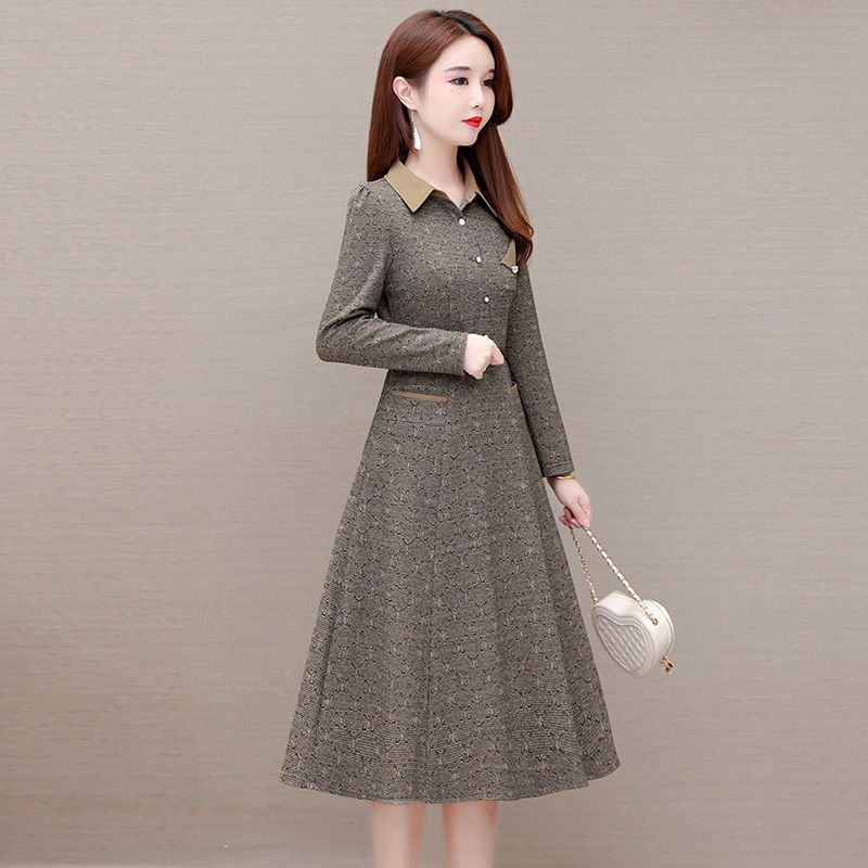 Đầm Dài Vừa Vặn Thời Trang Mùa Xuân Cao Cấp Phong Cách Mới 2022 Dành Cho Nữ Trung Niên