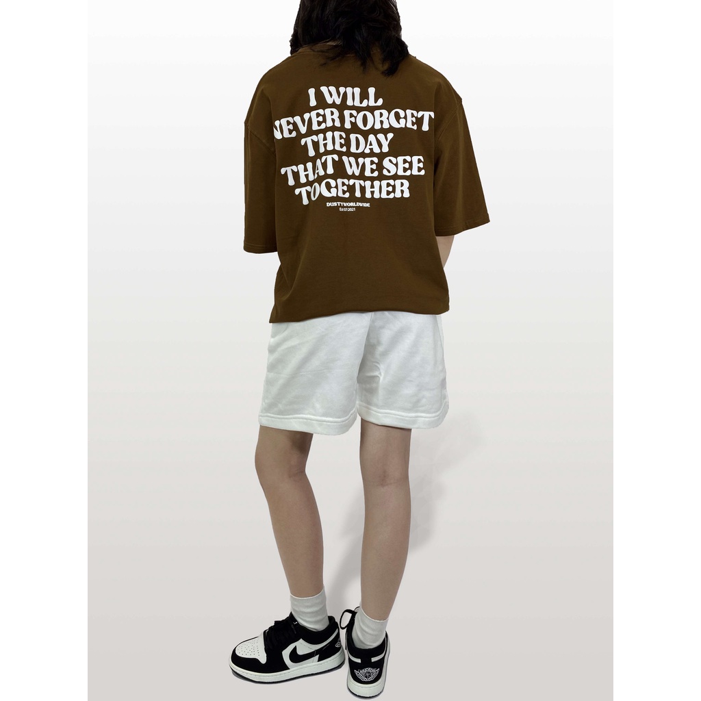 Áo Thun Unisex form rộng Dusty Worldwide CAMON 100% Cotton 250gsm Local Brand Chính Hãng