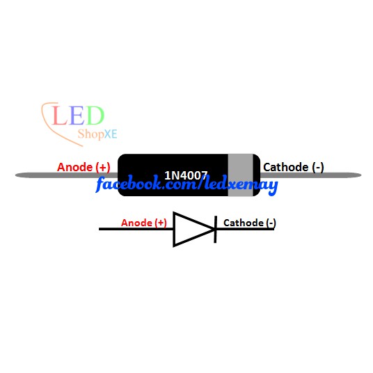 Diode 1N4007 - IN4007 - Hộp 1000 diode