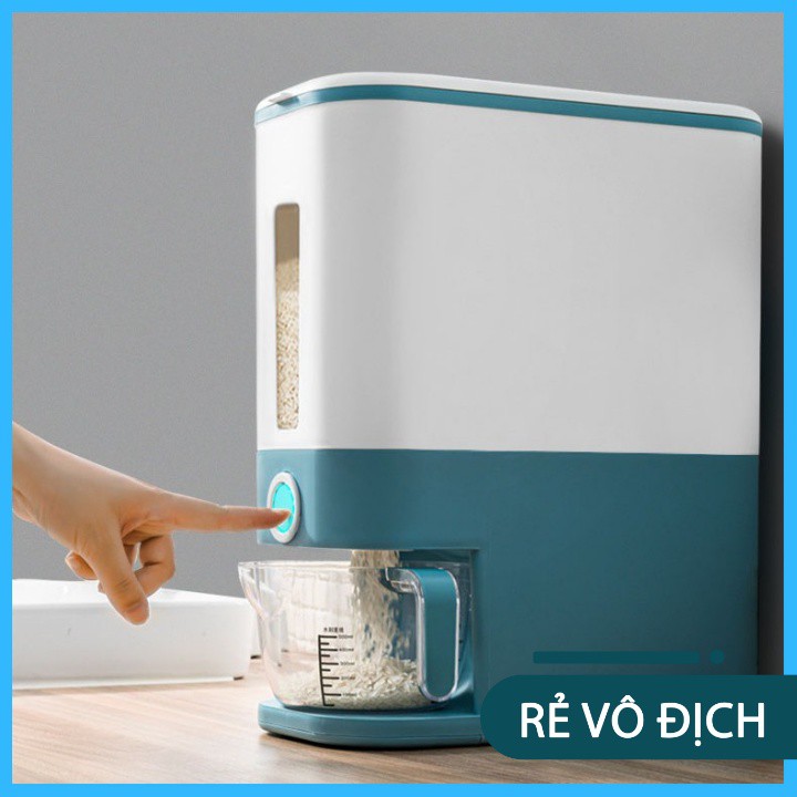 Thùng Đựng Gạo Thông Minh, Thiết Kế Hiện Đại, Gạo Luôn Mới Và Sạch Sẽ