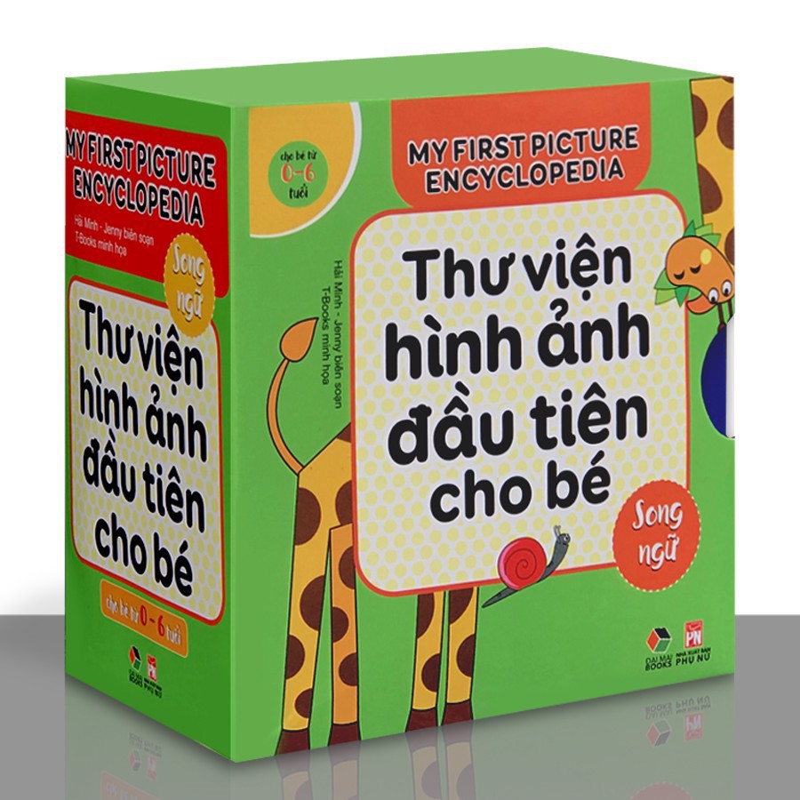 Sách - Bộ 8 quyển My First picture Encyclopedia, Thư viện hình ảnh đầu tiên cho bé ( Song ngữ ) cho bé từ 0-6 tuổi