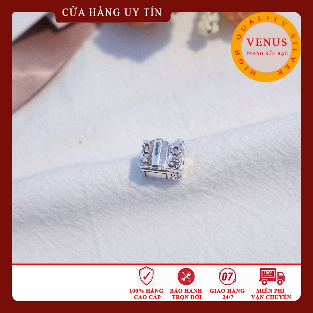 [Charm bạc 925 cao cấp] Charm bạc chiếc máy ảnh- Mã sản phẩm VENUSMA