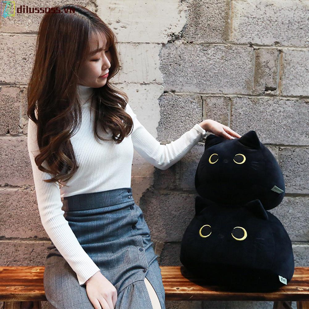 Thú nhồi bông hình mèo đen dễ thương
