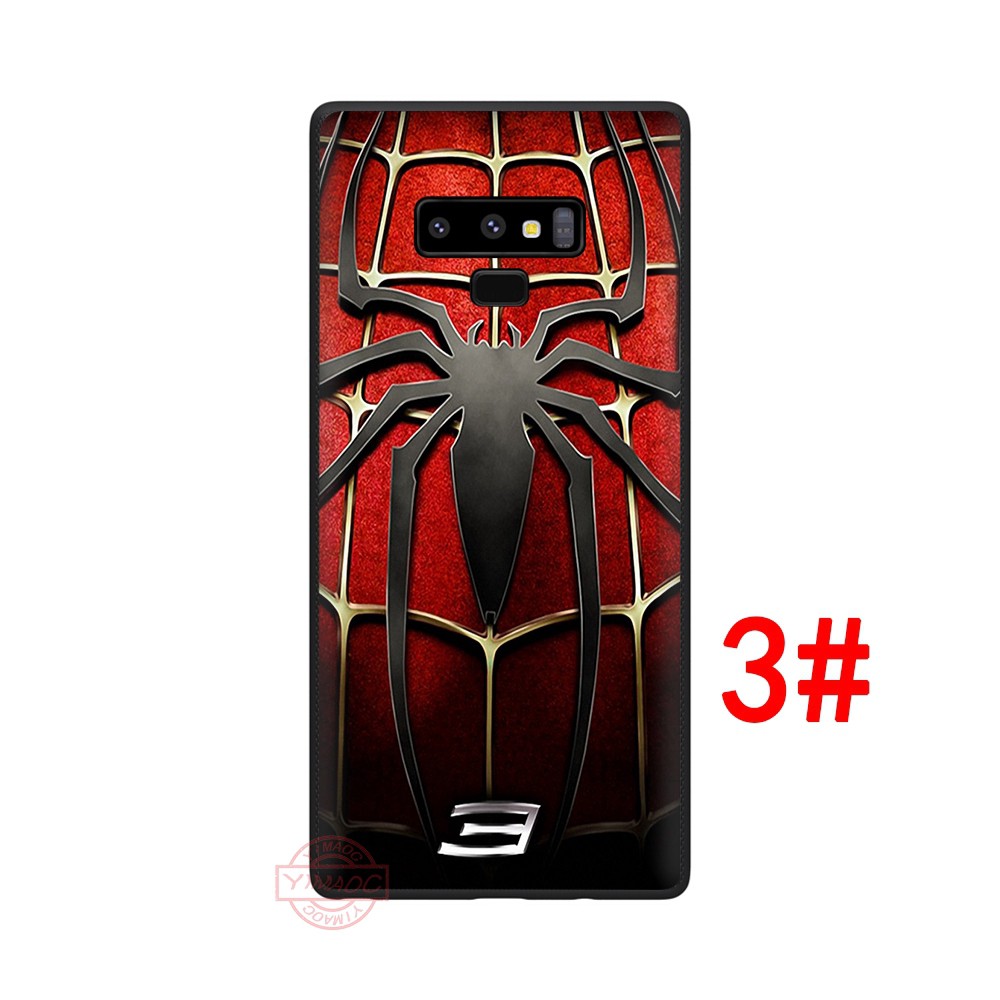 Ốp điện thoại dẻo hình Spider Man cá tính cho Samsung Galaxy S7 Edge S8 S9 S10 Plus Note 8 9
