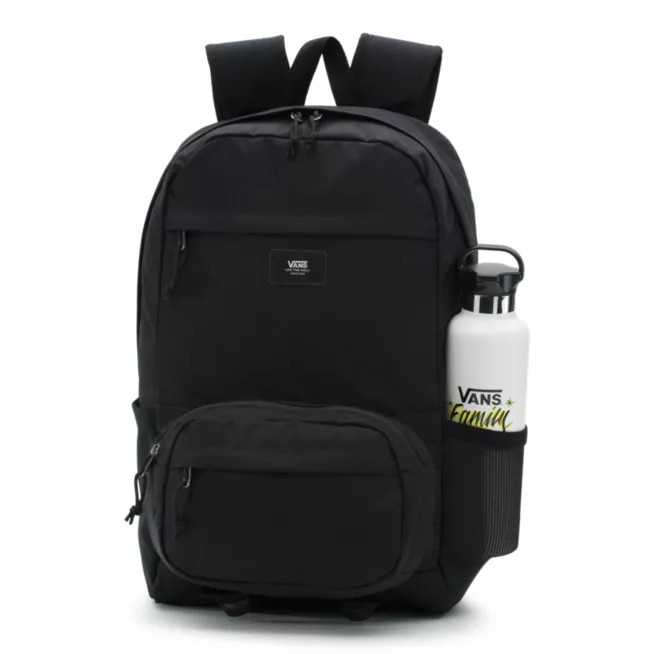 Balo Van.s Tranplant Modular Black Ripstop Backpack 3 trong 1 gồm balo, túi laptop, túi bao tử đa năng Chính Hãng