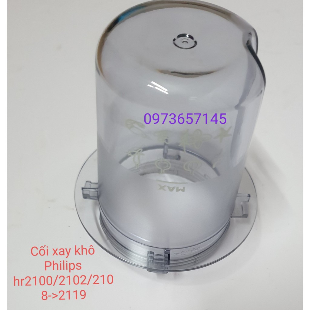 Cối xay khô philip hr 2108/ hr2106