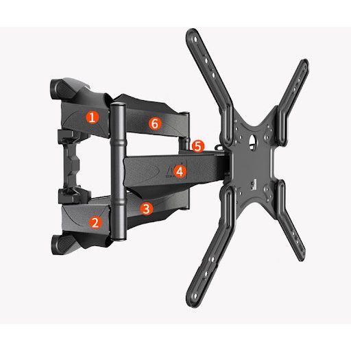 GIÁ TREO TIVI NB P5 (32″ – 60″) - Khung treo cao cấp xoay 360 NB P5