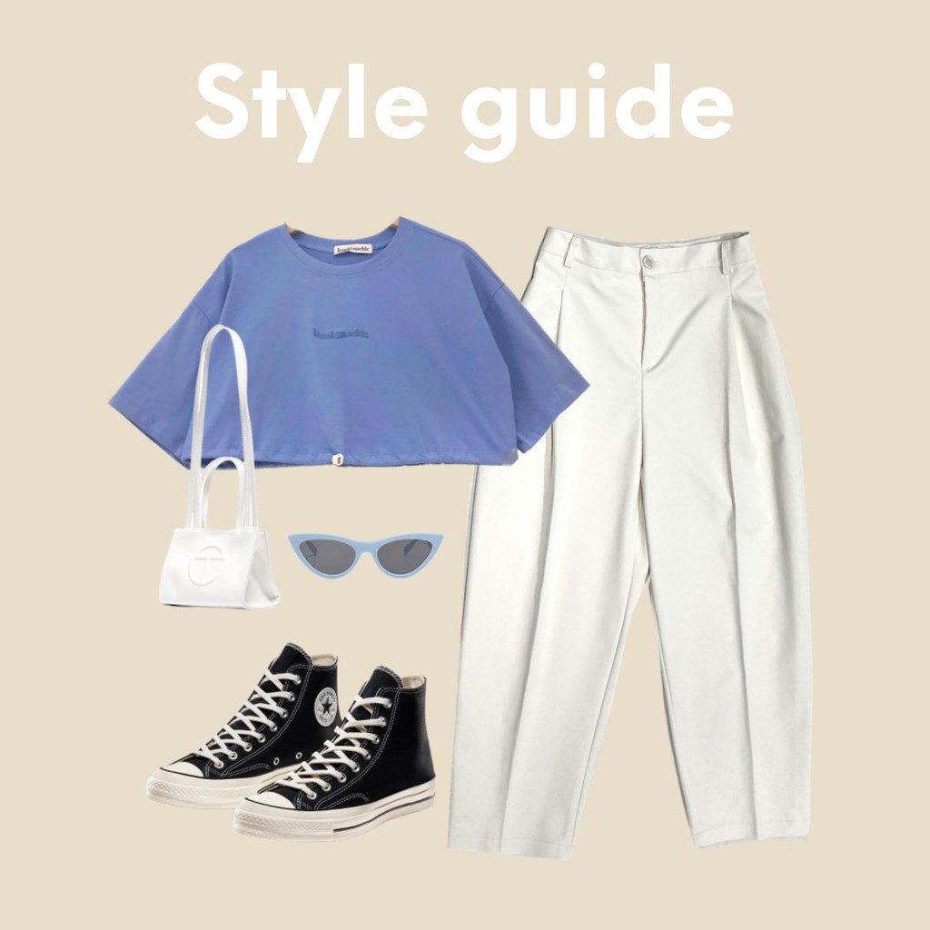 Áo croptop thêu chữ,chất cotton co dãn, mềm mát thích hợp đi chơi, KUCR01