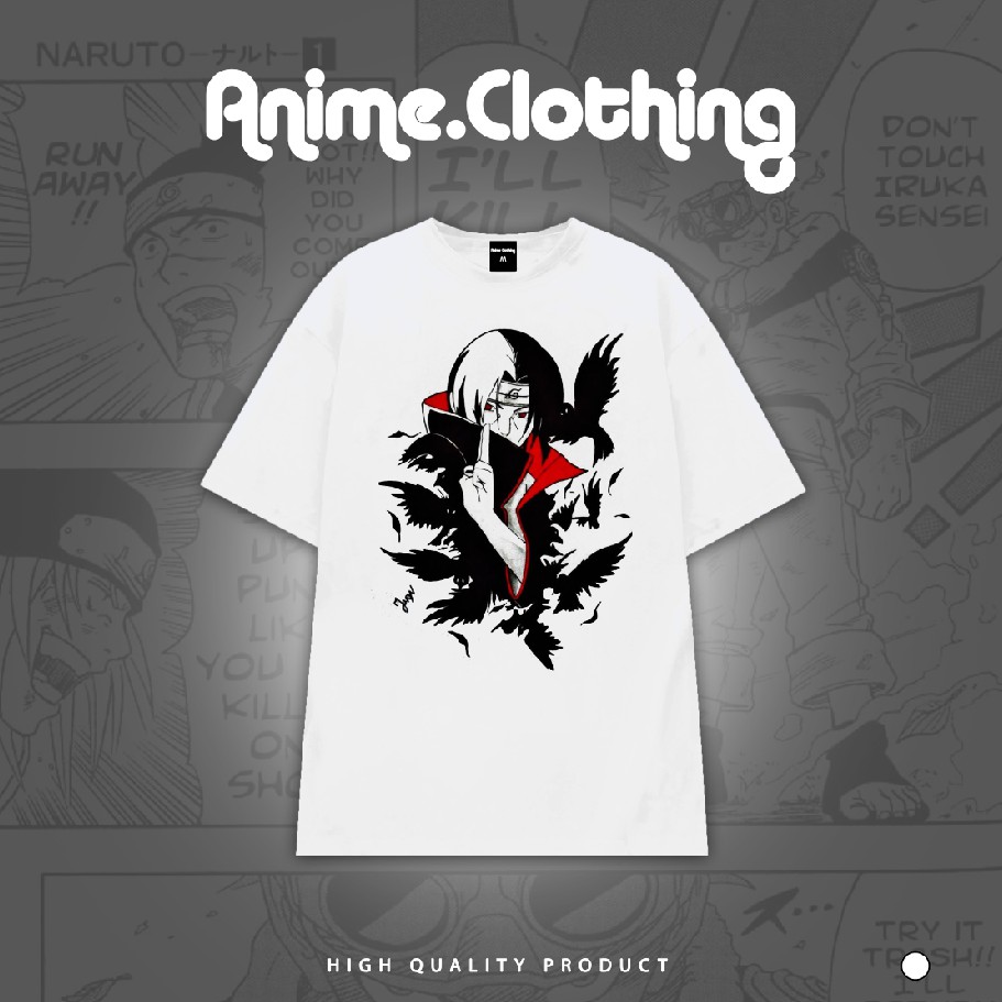 Áo Thun Phong Cách Nhật Bản Itachi Uchiha Chất Liệu Cotton Mát Cá Tính Năng Động | BigBuy360 - bigbuy360.vn