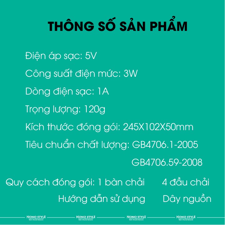 [BH 1 ĐỔI 1] Bàn chải đánh răng điện thông minh - Lông mềm - Sạch răng, trắng sáng - 5 chế độ đánh răng tự động