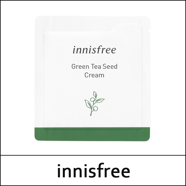 Sample 1ml Kem Dưỡng Cấp Nước, Phục Hồi Da Mụn Hạt Trà Xanh Innisfree Green Tea Seed Cream
