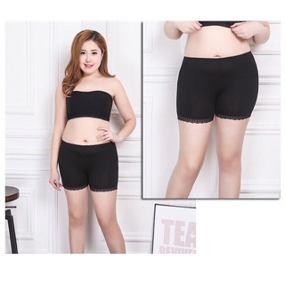 Quần mặc trong váy big size 70-100kg chất bao đẹp màu kem, đen