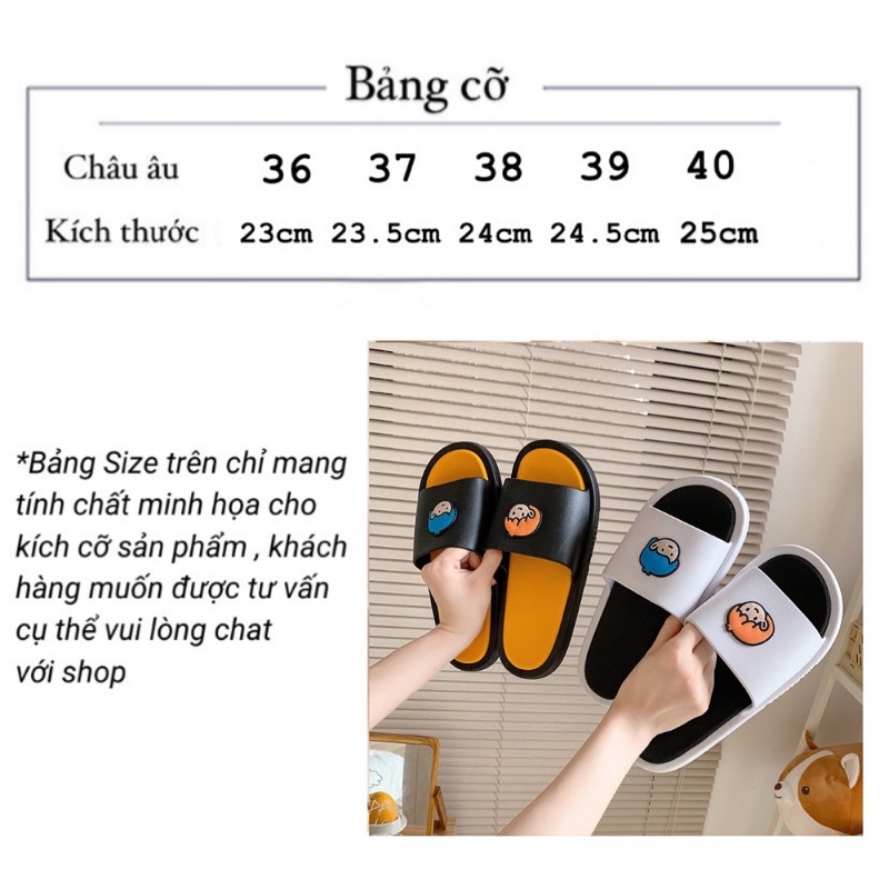 ( Chọn Tăng 2 Size ) Dép nữ quai ngang Boy Girl, dép cao su đúc nguyên khối cực mềm êm chân.