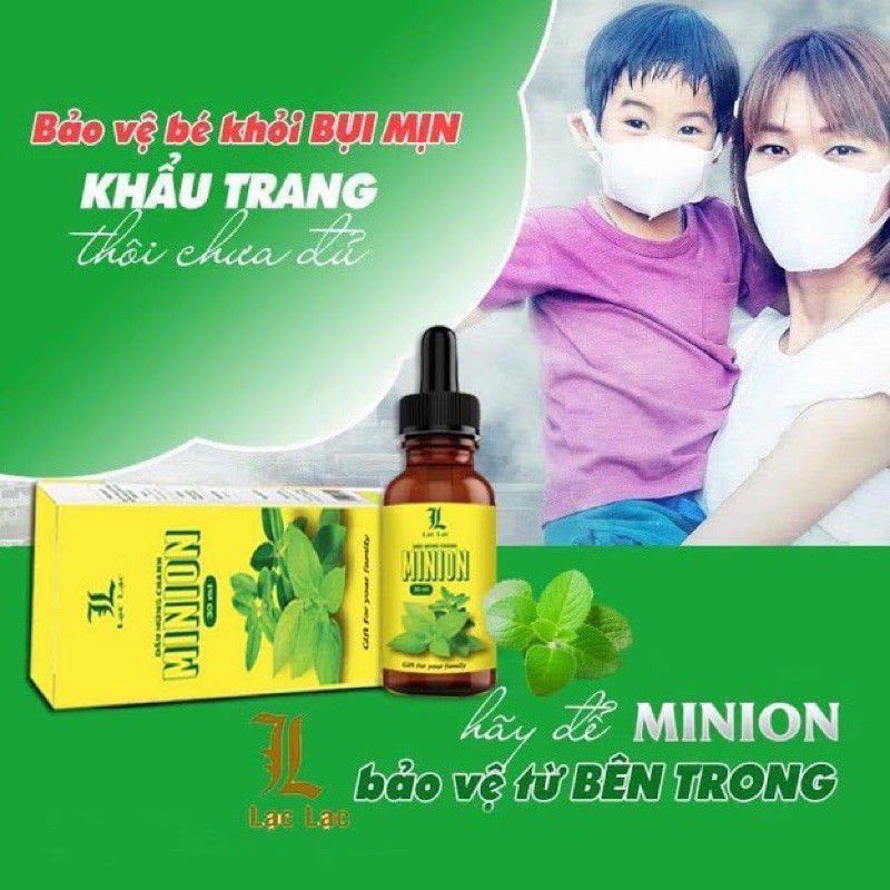 Dầu húng chanh minion tinh dầu húng chanh minion hàng chính hãng