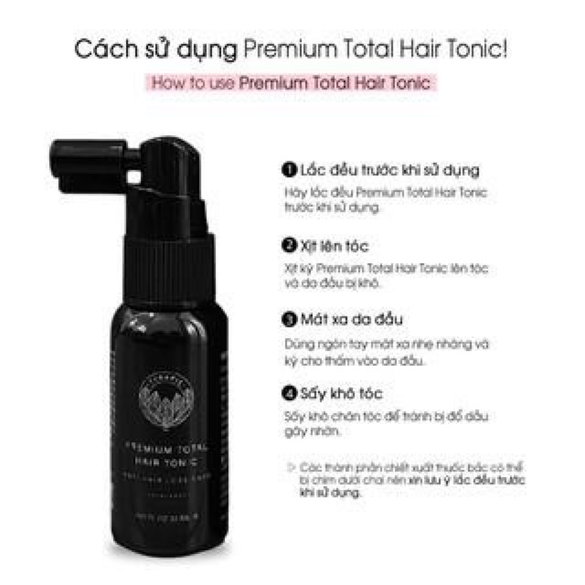 Tinh dầu kích mọc tóc TERAPIC Hàn Quốc Premium Total Hair Tonic- Sản phẩm tóc tốt nhất Hàn Quốc
