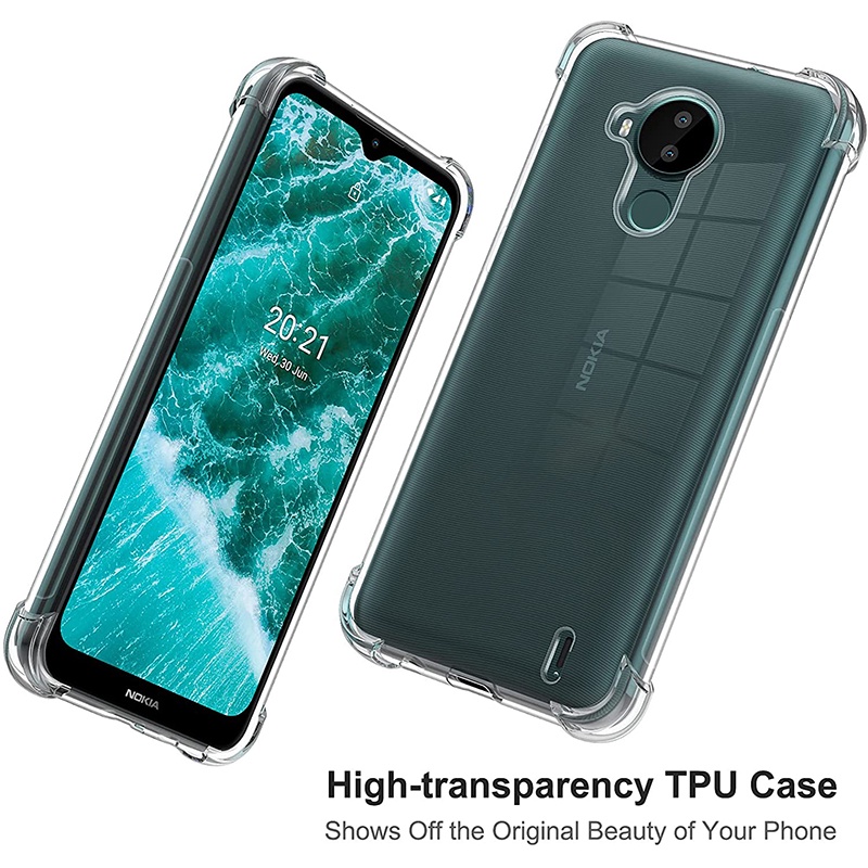 Ốp Lưng TPU Mềm Trong Suốt Chống Sốc Cho Nokia C30 C01 Plus