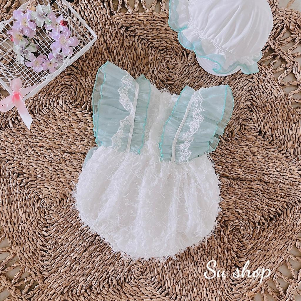 Body thiết kế cho bé sơ sinh TẶNG KÈM MŨ cho bé 3-11kg-Su Shop