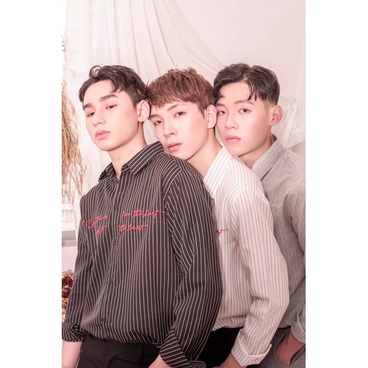 SƠMI KẺ DỌC THÊU CHỮ