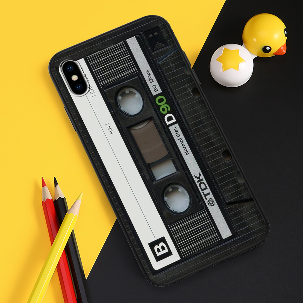 Ốp Điện Thoại Tpu Mềm Hình Băng Cassette Fy101 Cho Apple Iphone 12 Mini Pro Max 8 7 6 6s 5s 5 Se Plus 2020