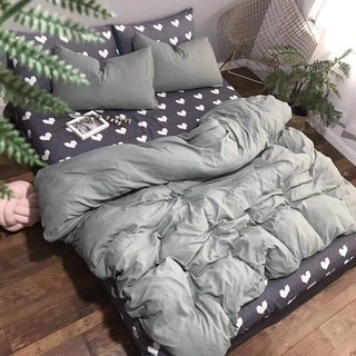 Bộ chăn ga vải đũi 4 món
