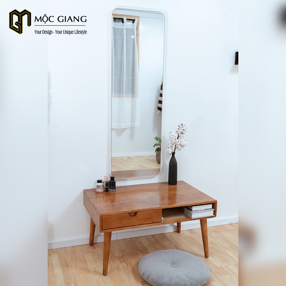 Bàn Trang Điểm Ngồi Bệt - Chất Liệu Gỗ Cao Su Tự Nhiên - Thiết Kế Hiện Đại | BigBuy360 - bigbuy360.vn