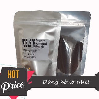 Cà phê robusta rang xay túi mini 100gr