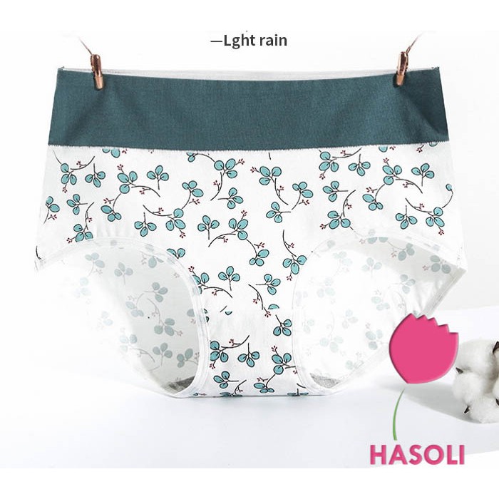 Combo 5 Quần Lót Nữ Cotton Cạp Cao-Quần Lót Gen Bụng Kháng Khuẩn Mềm Mịn S46 (45-60kg)