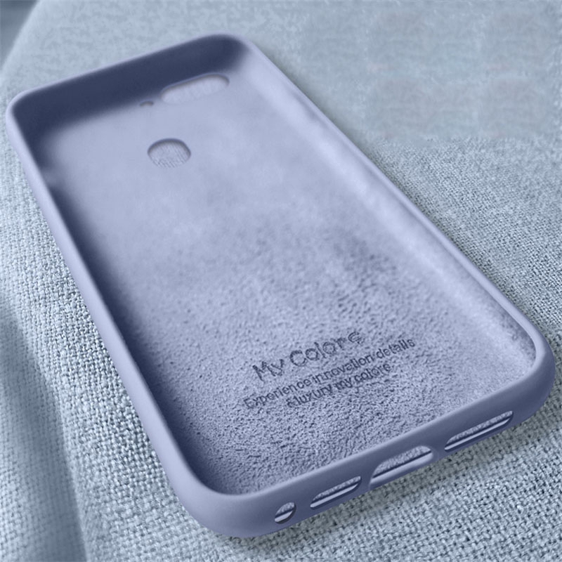 OPPO F11 F9 R17 Pro Case Liquid Silicone Case for OPPOF11Pro OPPO A3s A5s A7 Reno 10X Zoom Case