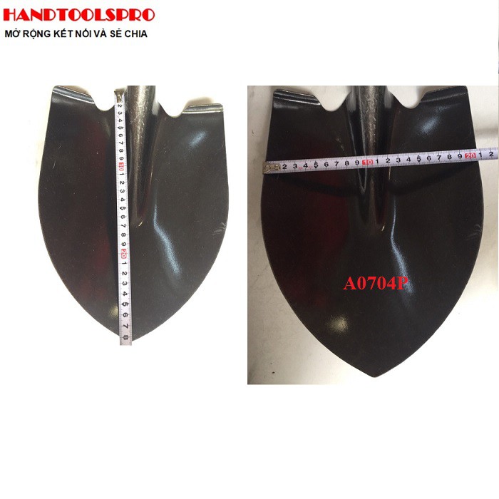 Cây xẻng nhọn cán gỗ tay cầm 1020mm A0704P C-MART