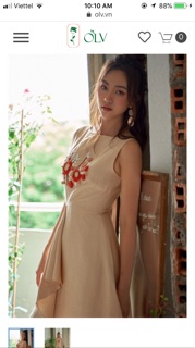Đầm OLV thêu size S