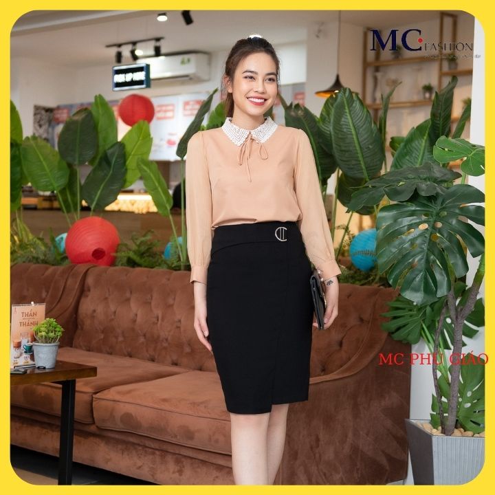 Áo Sơ Mi Nữ Tay Dài MC Fashion Công Sở Cao Cấp Đẹp Mềm Mịn Mát Không Nhăn Không Xù Thấm Hút Mồ Hôi TA898