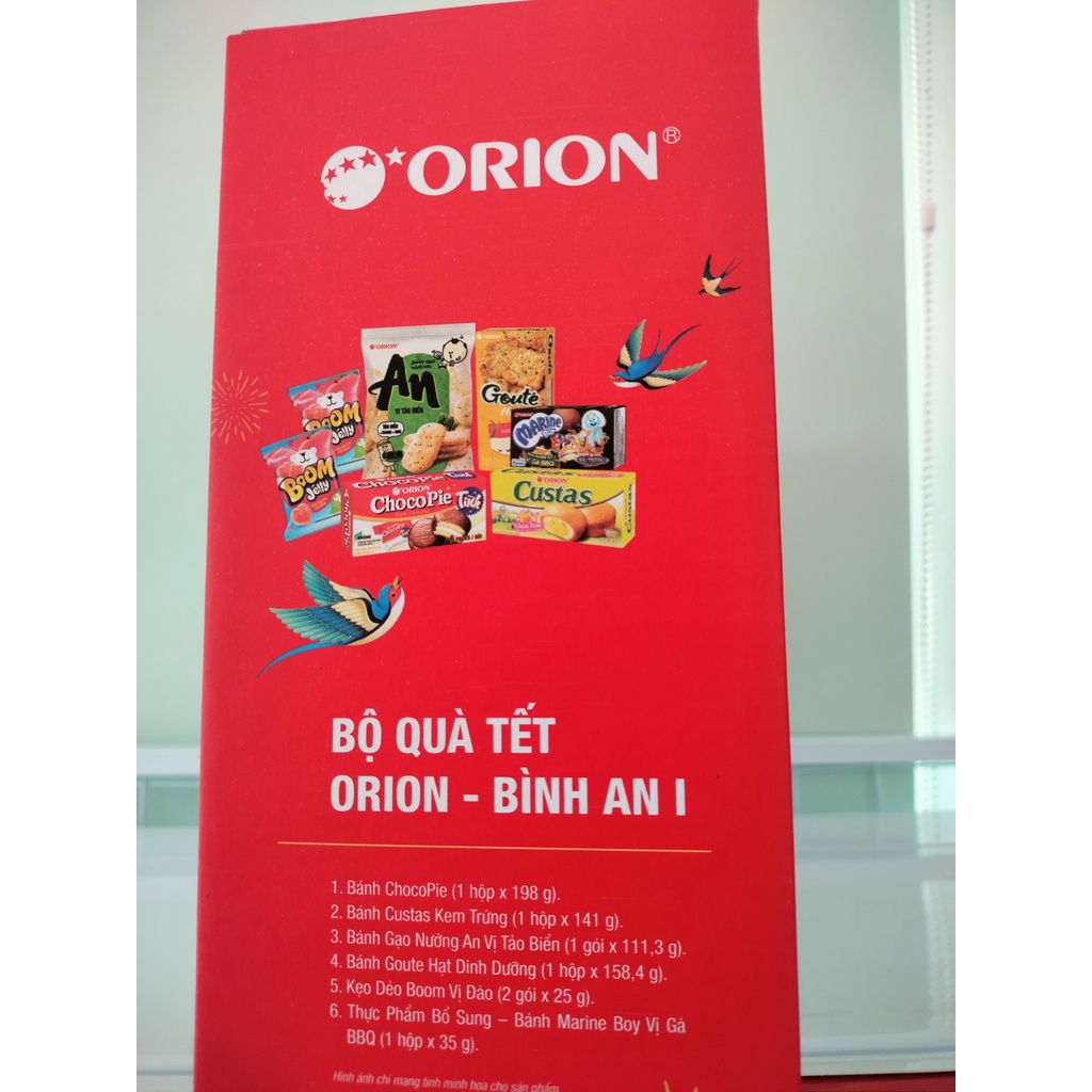 Bộ quà tết ORION-Bình An I(693,7g" 4 hộp+3 gói") | BigBuy360 - bigbuy360.vn
