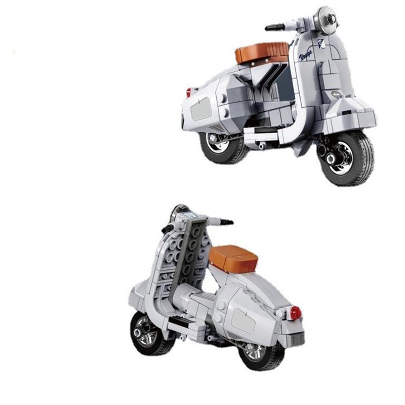 Đồ Chơi Lắp Ráp Mô Hình Xe Mô Tô Cho Bé Trai