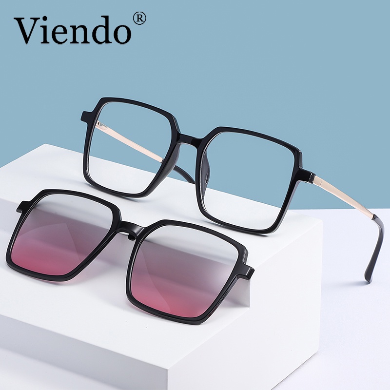 Mắt kiếng râm Viendo chống nắng UV phong cách thời trang cho nam và nữ (có cắt độ cận theo yêu cầu)