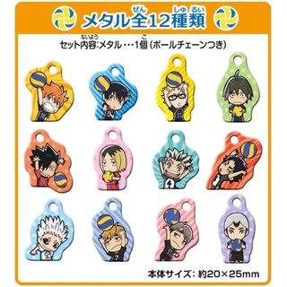 [CÓ SẴN - SUMMER 95’] Pack random móc khoá kim loại Haikyuu !!