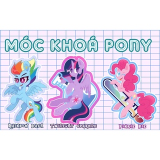 Móc Khoá My little Pony - ngựa pony bé nhỏ búp bê