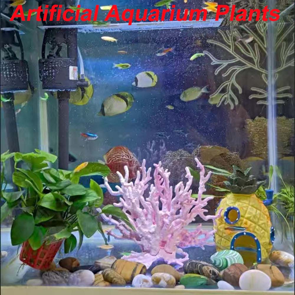 San hô giả trang trí bể cá nhiều màu đẹp mắt chất lượng