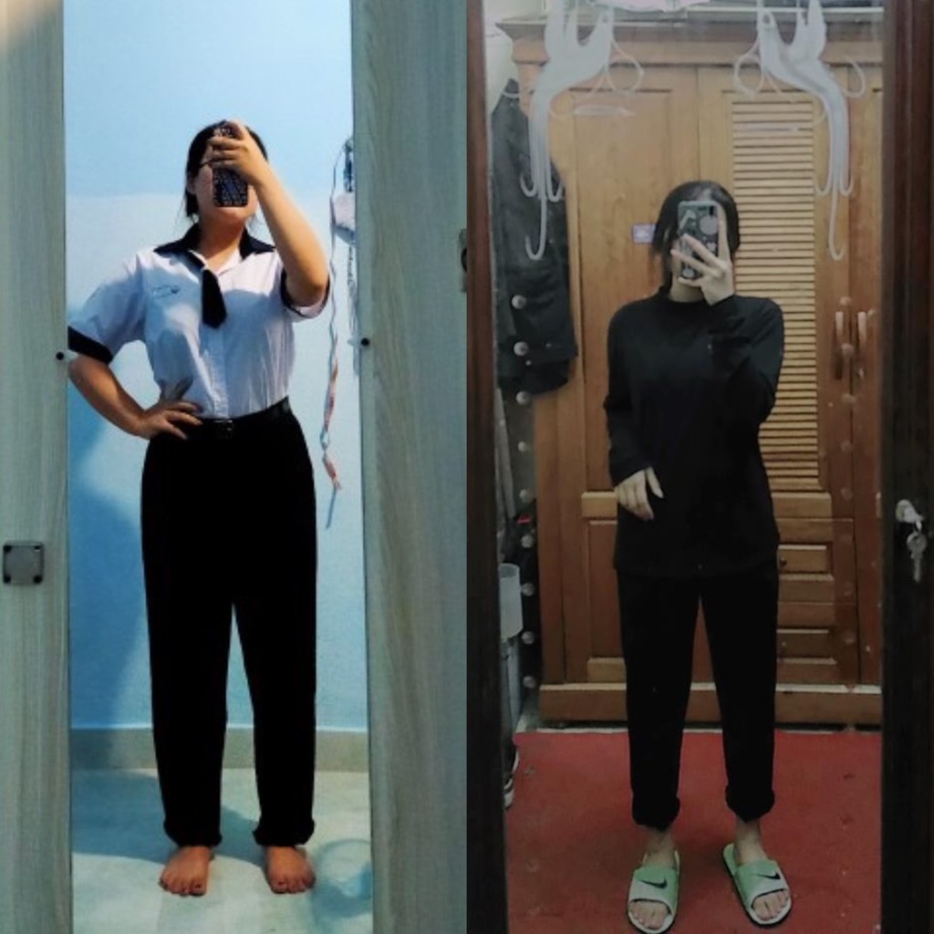 [Feedback] Quần Tây Baggy Lưng Cạp Siêu Cao Có Đĩa Đeo Nịt Công Sở Học Sinh | BigBuy360 - bigbuy360.vn