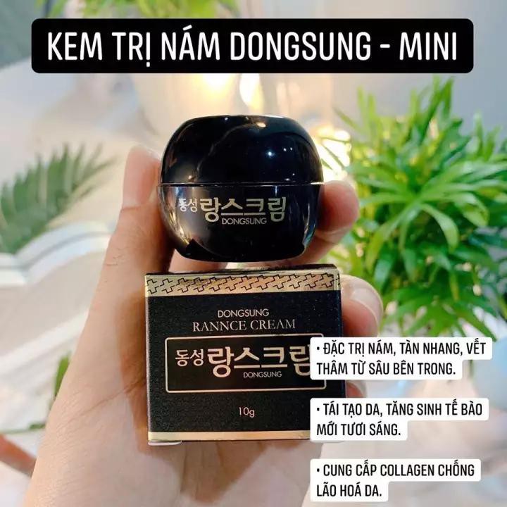 Kem ngừa nám Dongsung Hàn Quốc mẫu mini 10ml.