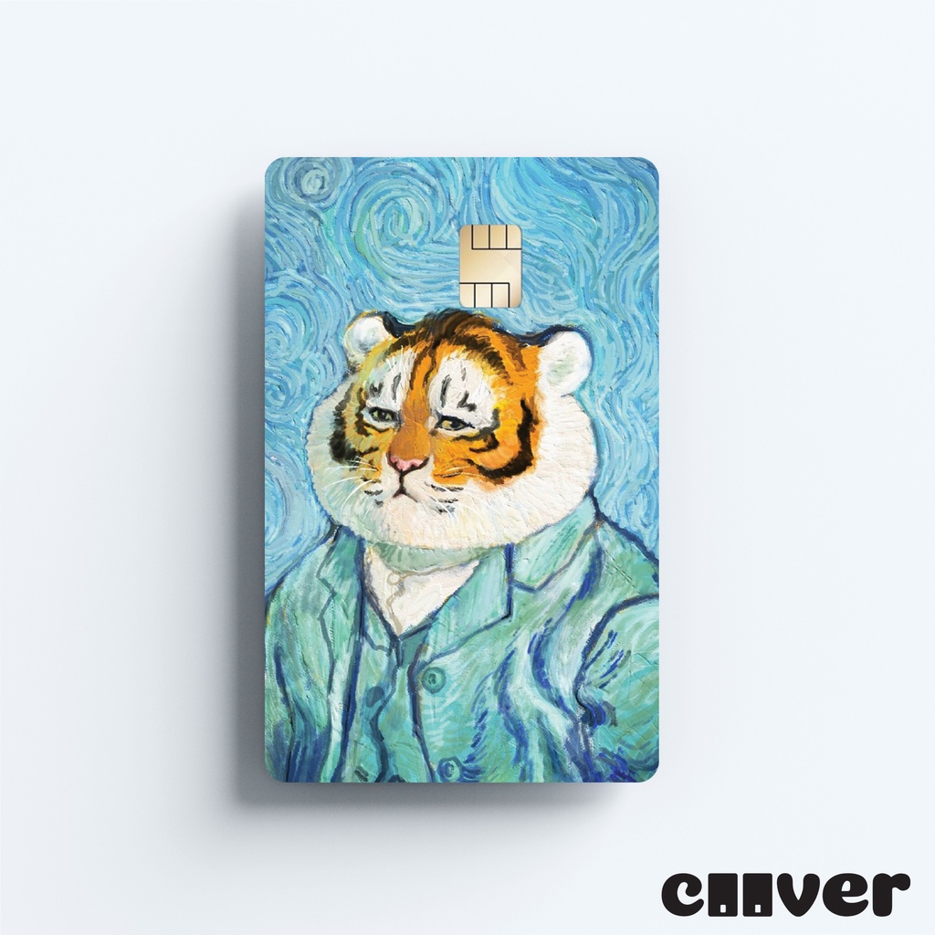 TIGER ARTWORK – Miếng dán thẻ FREESHIP – Thẻ ngân hàng/thẻ ATM, thẻ chung cư, thẻ thang máy, thẻ gửi xe,... COOVER