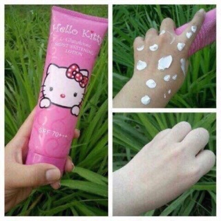 Lotion dưỡng thể trắng da hello kitty Nhật bản