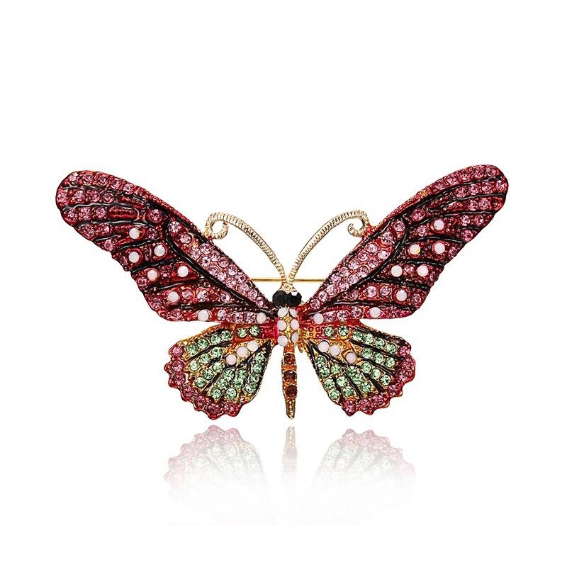 Butterfly Brooch Pin Women Vintage Brooches And Pins Insect Luxury Big Brooch For Scarf Best Gift