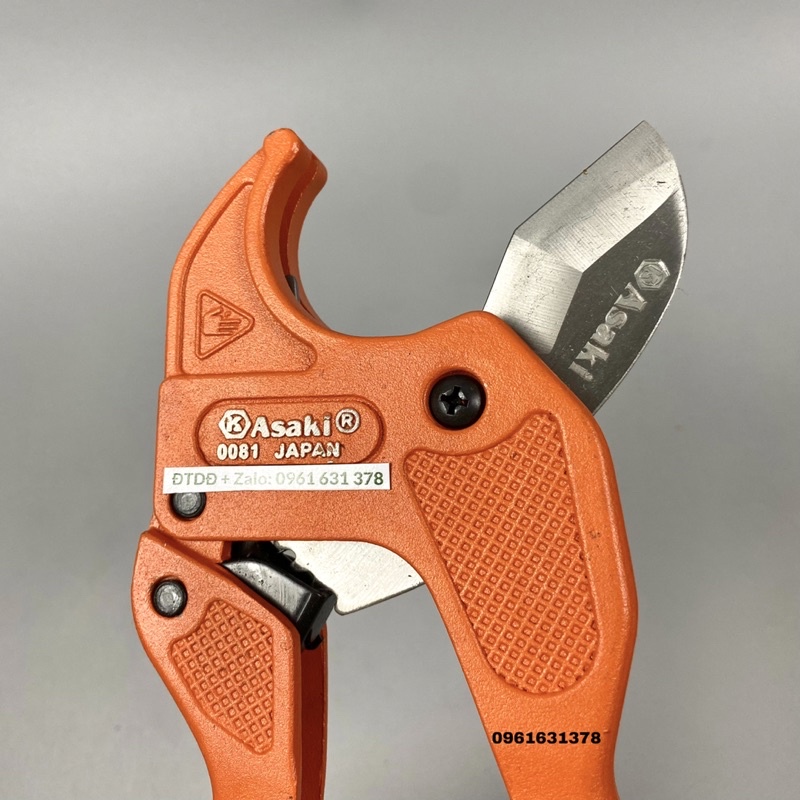 Kéo Cắt Ống Nhựa Nhiệt Asaki-0081, dao cắt ống ASAKI cỡ 42 bé
