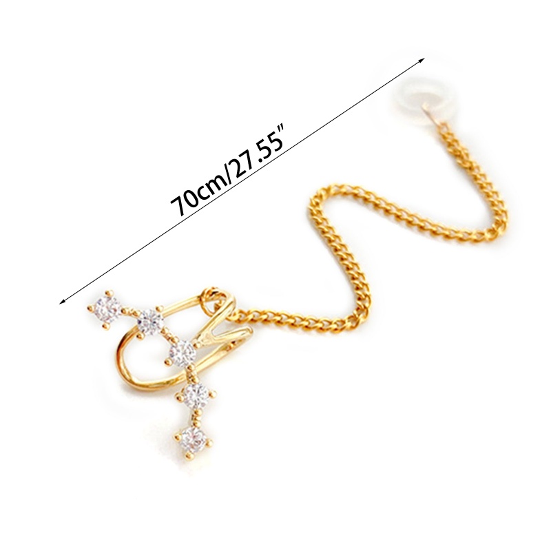 Giá Đỡ Kẹp Tai Nghe Bluetooth Chống Thất Lạc Có Dây Xích Đeo Dành Cho Nữ Và Nam